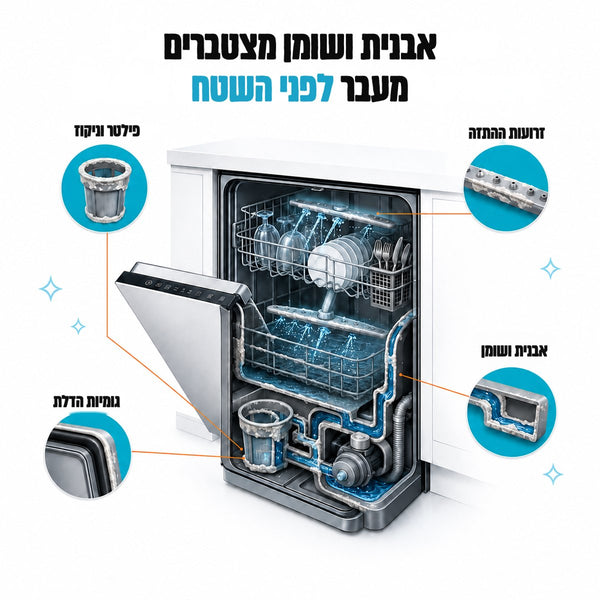 טבליות ניקוי למדיח כלים